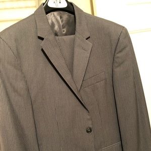 Grey Pinstriped Kenneth Cole Suit
